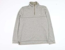 Marks and Spencer Herren Pullover Grau Stehkragen Polyestermischung Gr&ouml;&szlig;e M