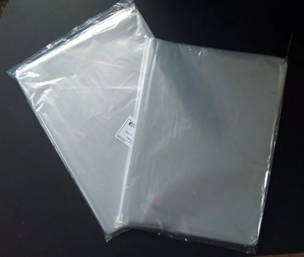 CLEAR POLY BAGS Large Small Plastic Packaging Open Flat Packing T Shirt Apparel