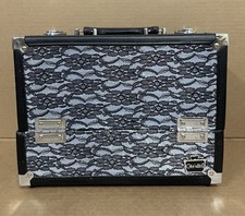 Caboodles Stylist Expandable Travel Makeup Train Case W/Keys