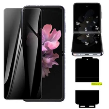 For Samsung Galaxy Z Flip 7 FE 7 6 5 4 3 Soft TPU Privacy Screen Protector/Lens