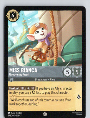 Disney Lorcana TCG - Archazia's Island: Miss Bianca (195/204) - Common - NM