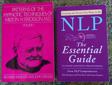 NLP.  Milton H. Erickson. Richard Bandler & John Grinder. Tom Hoobyar