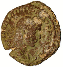 Ancient Roman coin Dupondus Imperator ND