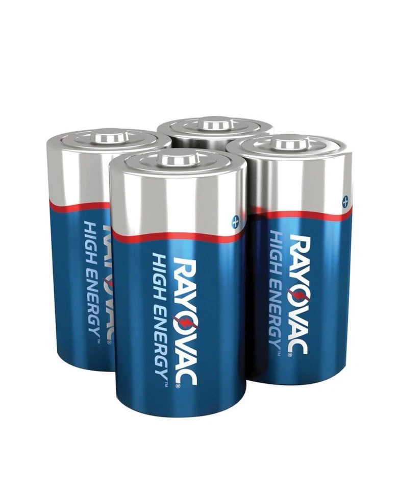 BATERÍA ALCALINA RAYOVAC HIGH ENERGY D-CELL - 1,5 V/12000 MAH Lote de 7 Bolsas NUEVA Foto 4 de 4