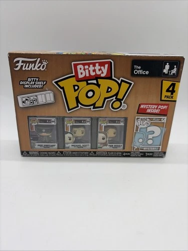 Funko POP! Bitty The Office, 4-Pack Dwight Schrute Strangler Michael Pam New