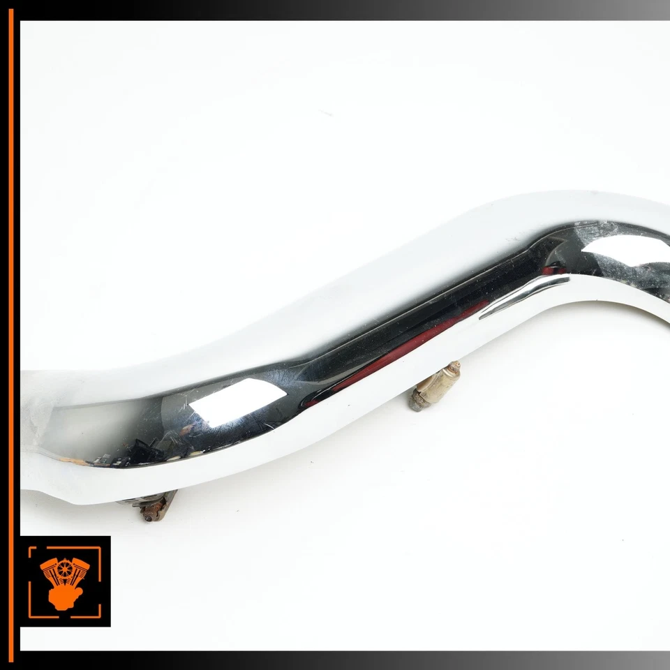 Harley Electra Glide 2010 cubierta de cabezal de escape trasero protector cromado 65951-09 OEM Foto 3 de 4