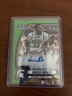 2024-25 Bowman University Chrome Xavier Booker#83 Green Refractor Autographs85
