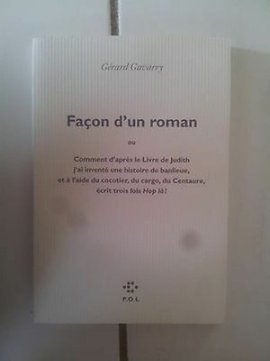 Gérard GAVARRY Art eines Romans (POL-Verlag 2003) sehr guter Zustand