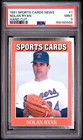 158180566 Nolan Ryan 1991 Sports Cards News #1 PSA 9