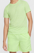 Nike Kids' Dri-FIT Multi Woven, 6" Light Lemon, Shorts. Size: Large