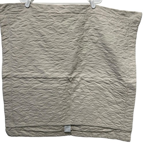 Docofil weiß 2er Set beige strukturierte Baumwolle Kissenbezüge Portugal 30” x 30” - Bild 2 von 10