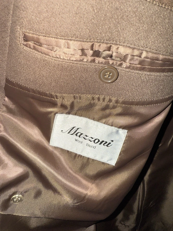 Abrigo de invierno regular de lana y cachemir para hombre talla 40. Usado pero cebada usada. � Foto 3 de 3