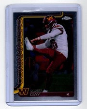 2025 TOPPS CHROME MATT GAY WASHINGTON COMMANDERS #300