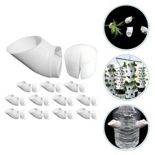 24 Pcs Plastic Hydroponic Plant Cups With Sponge For Vertical Hydroponic Growing 0.83 per sponge