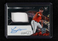 2021 Panini Spectra Rookie Jersey Neon Blue Prizm 17/99 Keegan Akin Auto 0jd0