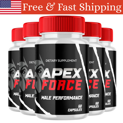 Apex Force Pills for Men Max Strength Apex Force Formula Supplement 300 Capsules
