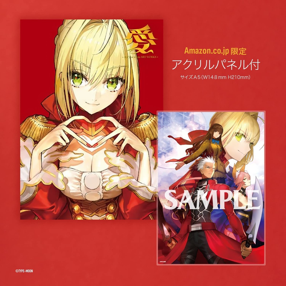 Type-moonbooks Ai Wada Arco Fate Art Works Acrylic Panel A5