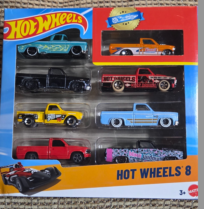 Hot Wheels / Maisto custom Chevy trucks 8 pack