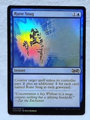 Rune Snag 068/254 Common Foil Ultimate Masters Magic: The Gathering