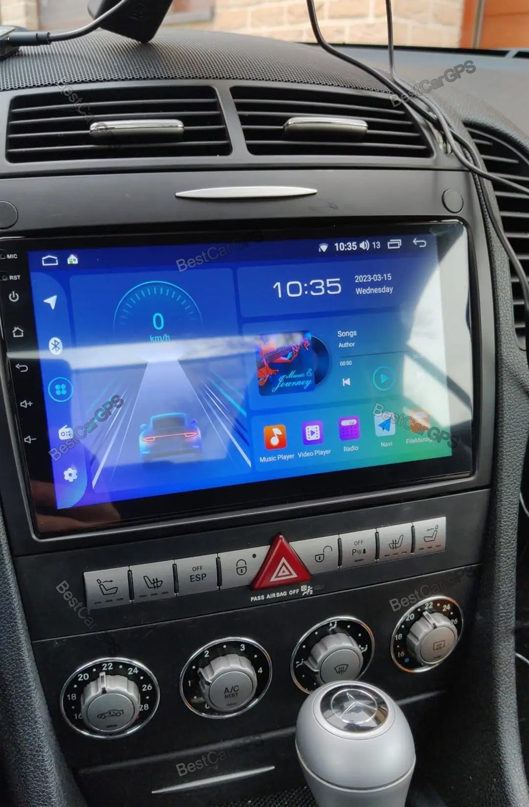 Android 15 For 2004-2010 Mercedes R171 SLK280 SLK350 SLK55 GPS Stereo Radio +CAM