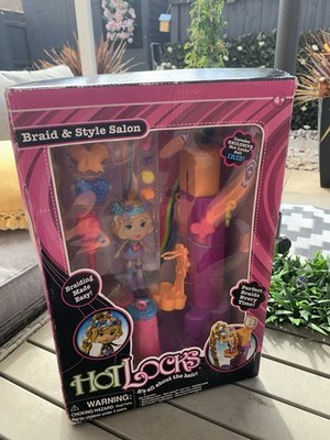 Think wow wowwee Hot lock Braid & Style Salon Iris Puppe RAR