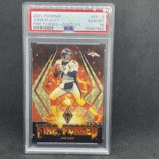 2021 Phoenix John Elway Fire Forged Gold 1/1 Psa 10