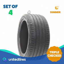 Set Of 4 Used 28540r20 Continental Ecocontact 6q 108y - 5.5-732