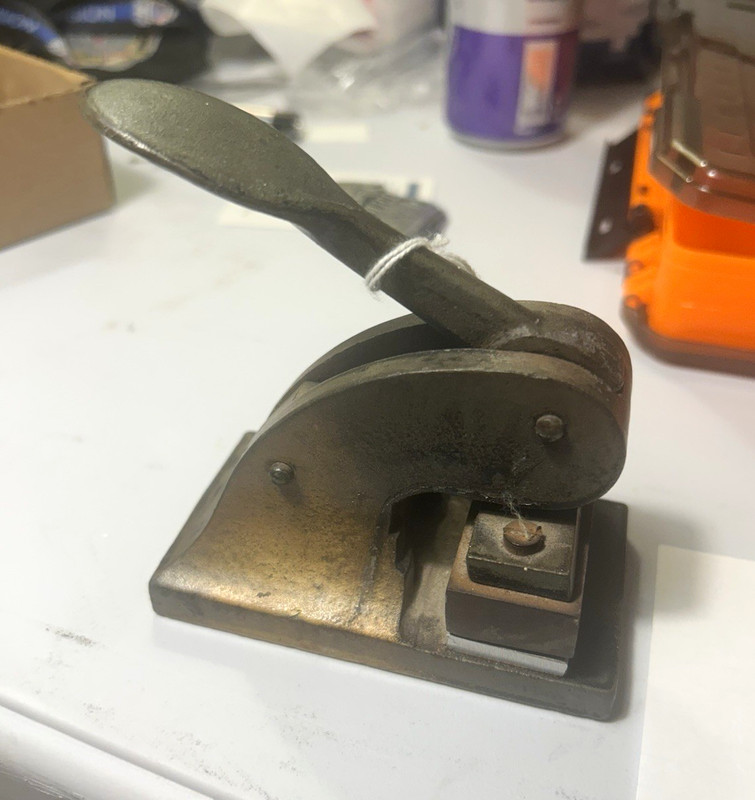 Metal Manual Lever Desk Embosser Stamp Press, Heavy Duty imported from England