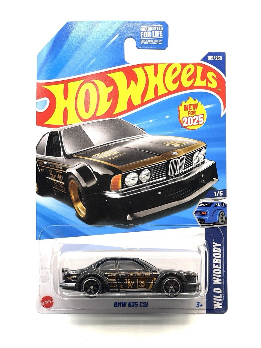 2025 Hot Wheels BMW 635 CSi (black) #185 v.2 SUPER CUSTOM