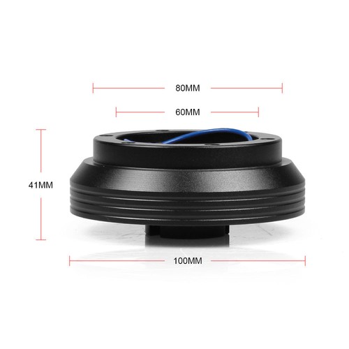 13" Steering Wheel Quick Release Hub Adapter For Eclipse Lancer Galant Impreza - Picture 3 of 12