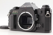 MINT Canon AE-1 Program 35mm SLR Film Camera Black Body From JAPAN
