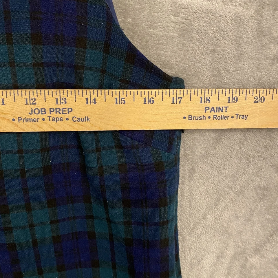 Vestido azul a cuadros sin mangas Vineyard Vines para mujer talla 4 Foto 3 de 4