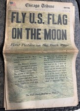 Chicago Tribune, July 26 1969 Newspaper, 72 Pages With 4 Sections Complete
