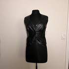 80s Genuine Leather vest — photo 1