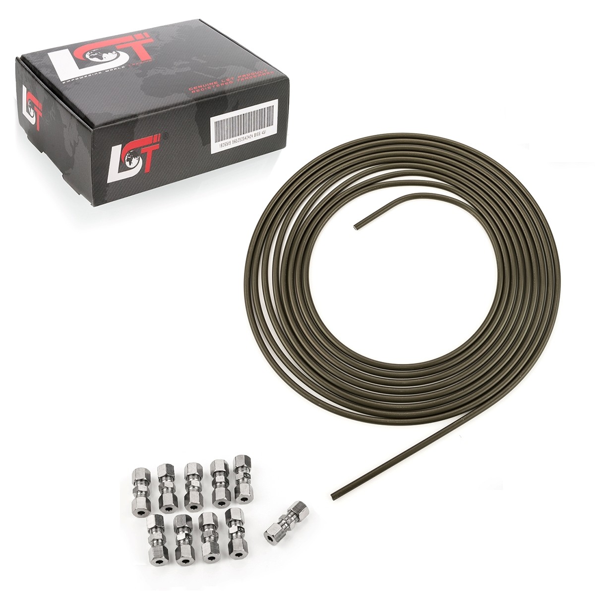 5M Steel Pipe Brake Line With 10 Quick Connectors 4.75Mm For Maybach