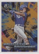 2018 Bowman Platinum Prismatic Prodigies Orange 19/25 Jeren Kendall #PPP-22 0tx
