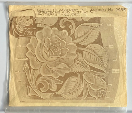 Assorted Vintage Collection Of Craftaid Leather Carving Templates by Piece