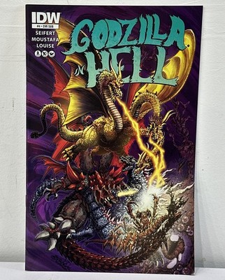GODZILLA IN HELL 4 SUBSCRIPTION VARIANT 2015 IDW SUB JEFF SORNOW