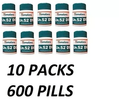 Pack of 10 Bottles LIV52 DS, Free Shipping Worldwide ( Total 600 tab )