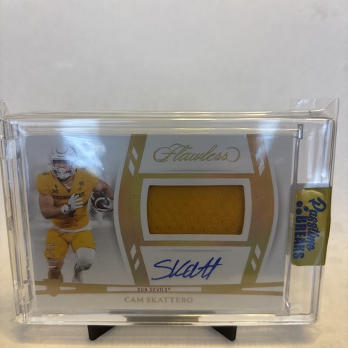 Cam Skattebo #14 2025 Panini National Treasures Collegiate Rookie Signature card