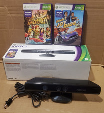 XBOX 360 Kinect Sensor In Open Box With Games