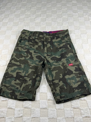 Levis Youth Cargo Shorts New with Tags 14 Reg Camouflage Flex Stretch Waistband