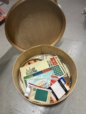 Vintage Sewing & Knitting Lot/Hoops/Notions/1030StitchBook/Needles/Hooks & Tools