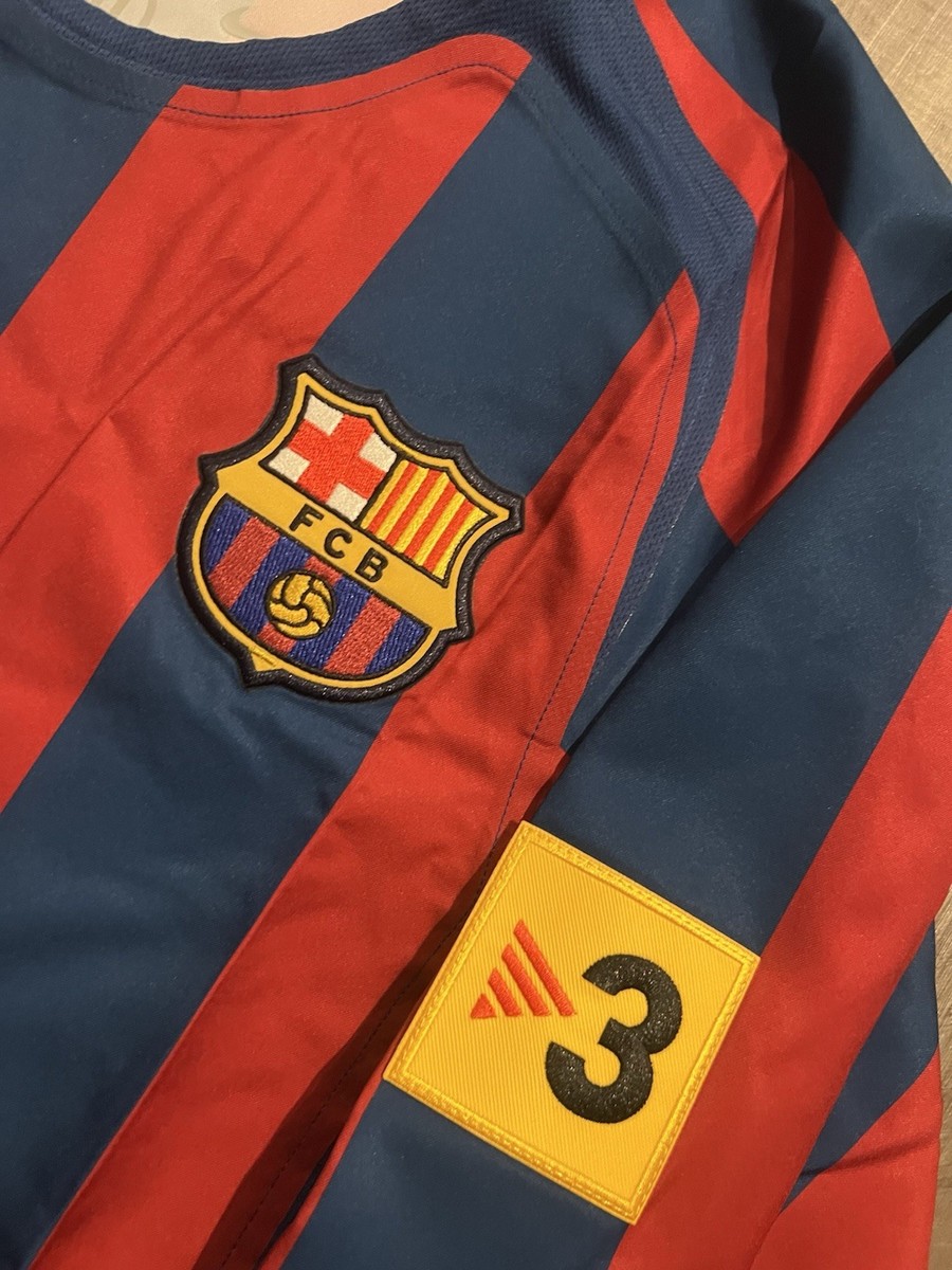 Size Small Nike FC Barcelona 05/06 Reissue Replica Long-Sleeve