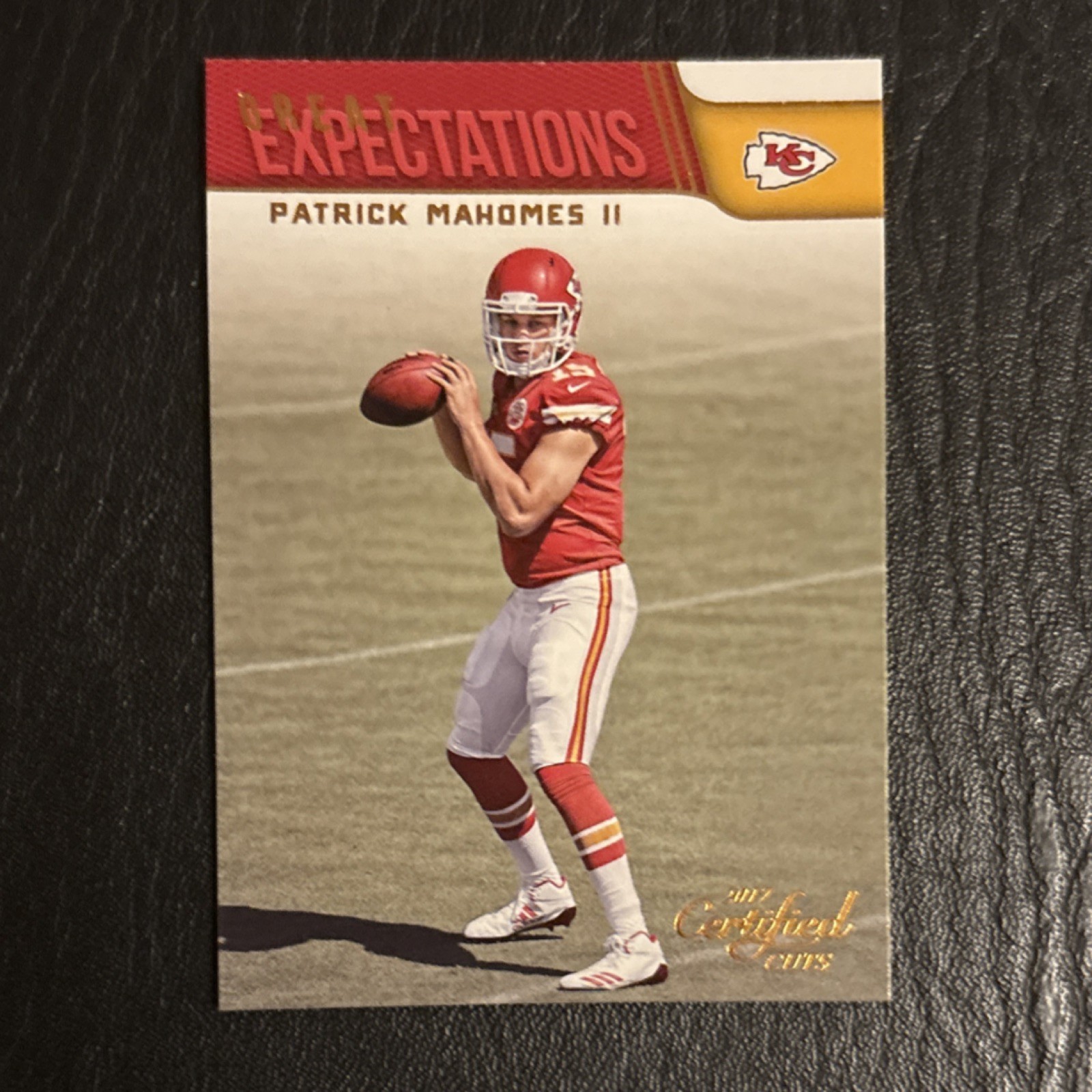 Panini 2017 Certified Cuts Great Expectations Patrick Mahomes II #3 Chiefs NFL