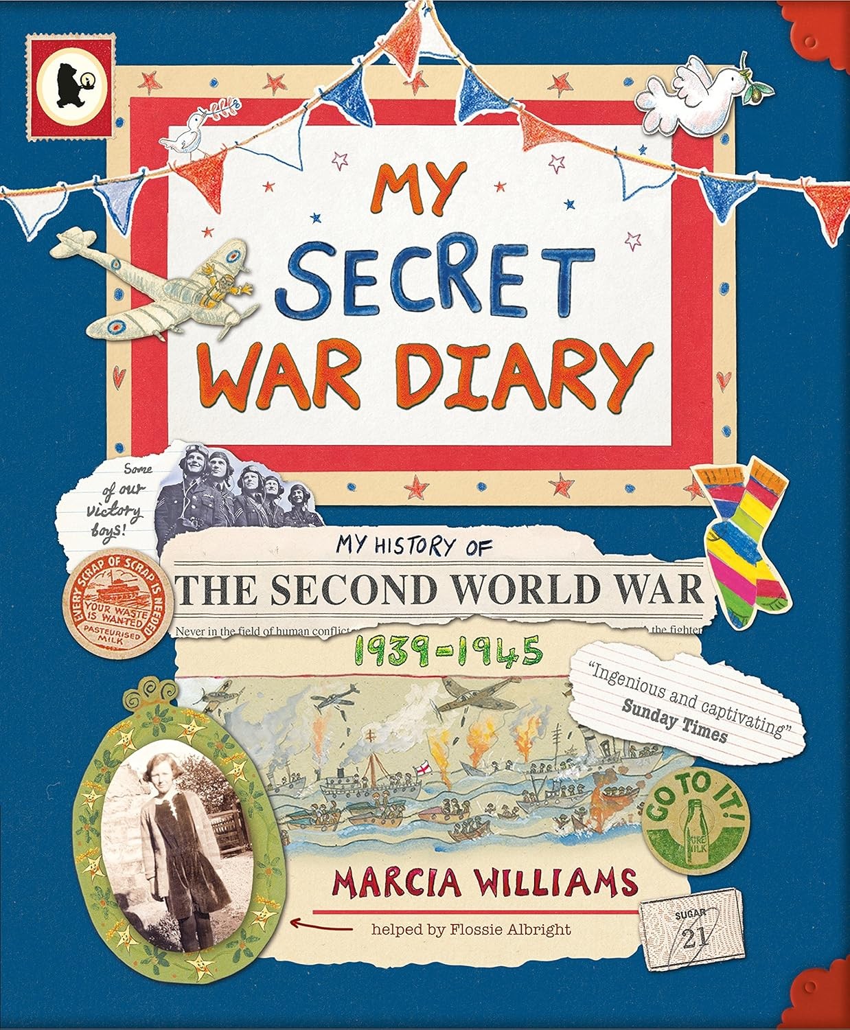My Secret War Diary, by Flossie Albright By Marcia Williams. - Image 9
