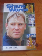 S/C BOOK SHANE WARNE MY OWN STORY 1997    GREAT * MUST SEE *