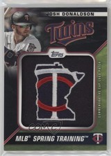 2021 Topps Spring Training Cap Logo Manufactured Black Josh Donaldson Patch 1i3v
