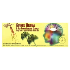 Ginkgo Biloba & Red Panax Ginseng Extract, 30 Bottles, 0.34 fl oz Each