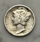 1931-S Mercury Dime - VG - Very Good - 90% Silver